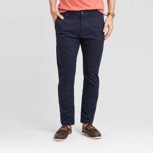 “Goodfellow & Co.” Men’s Slim Fit Navy Chinos